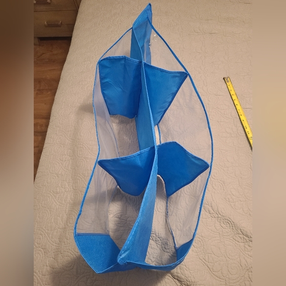 Purse Storage Hanging Organizer Purple Holds 6 - Picture 3 of 6